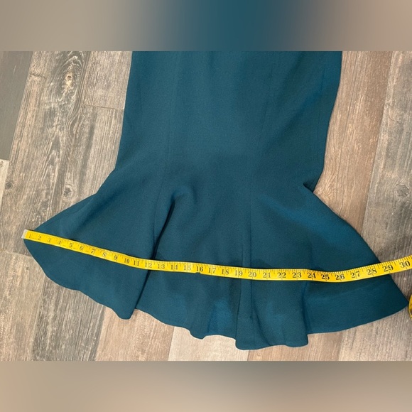 Dress the Population Isabelle Crepe Pine Green Mermaid Midi Dress, Size Medium - Picture 9 of 12